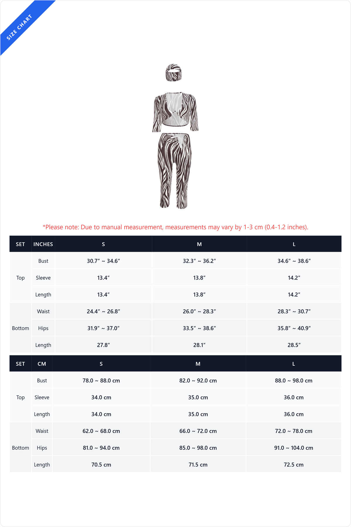 Abstract Print U-Bar Capri Set