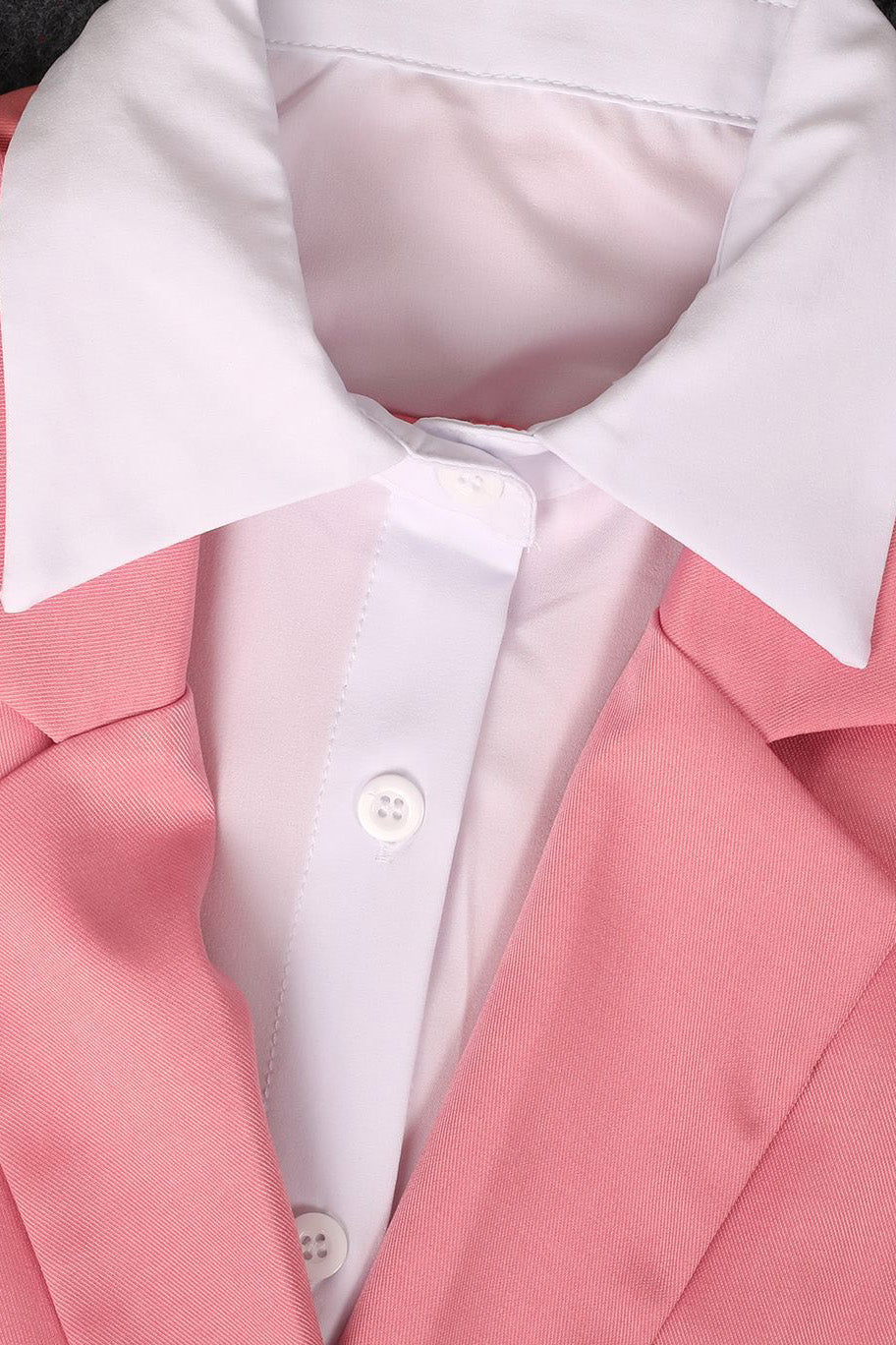Preppy Chic Blazer & Skirt Set