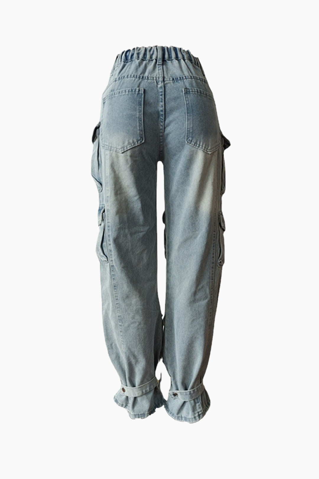 Ripped Wide-leg Jeans