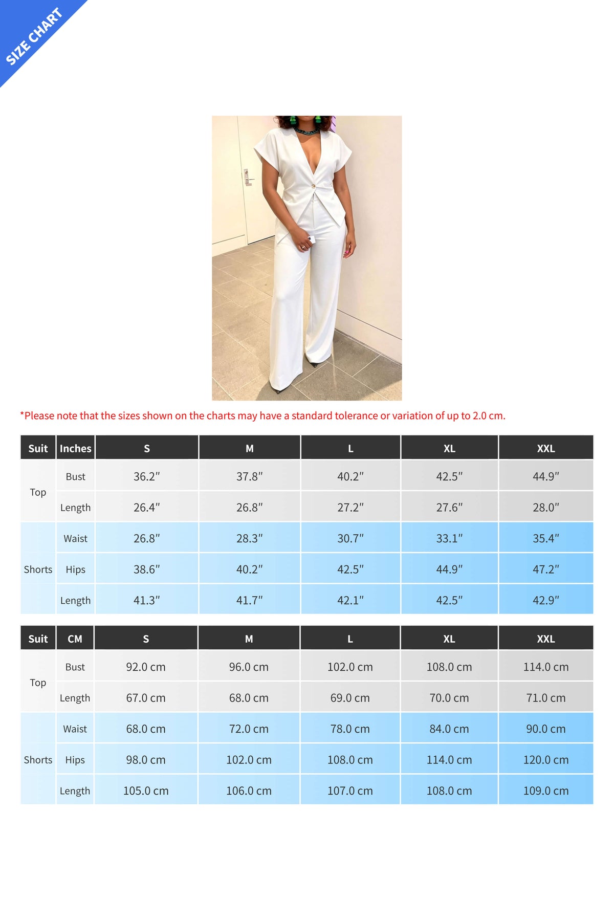2-Piece Plunge Top & Wide Leg Pant Set