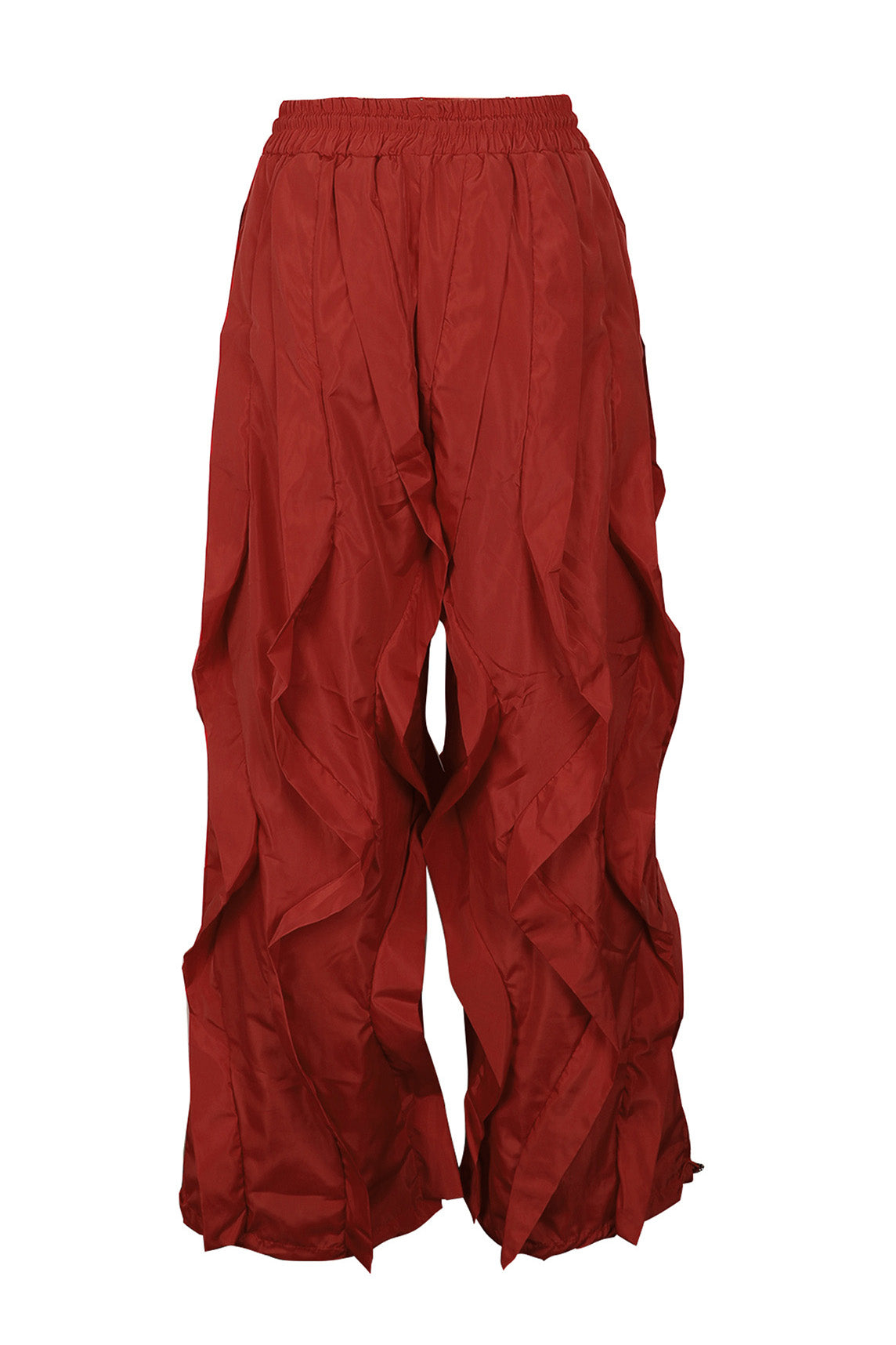 Pleated Wide Leg Casual Pants