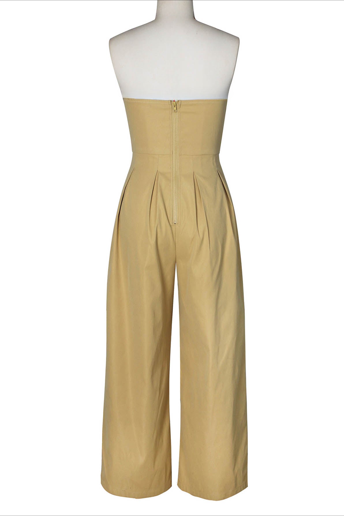 Strapless Wide-Leg Jumpsuit