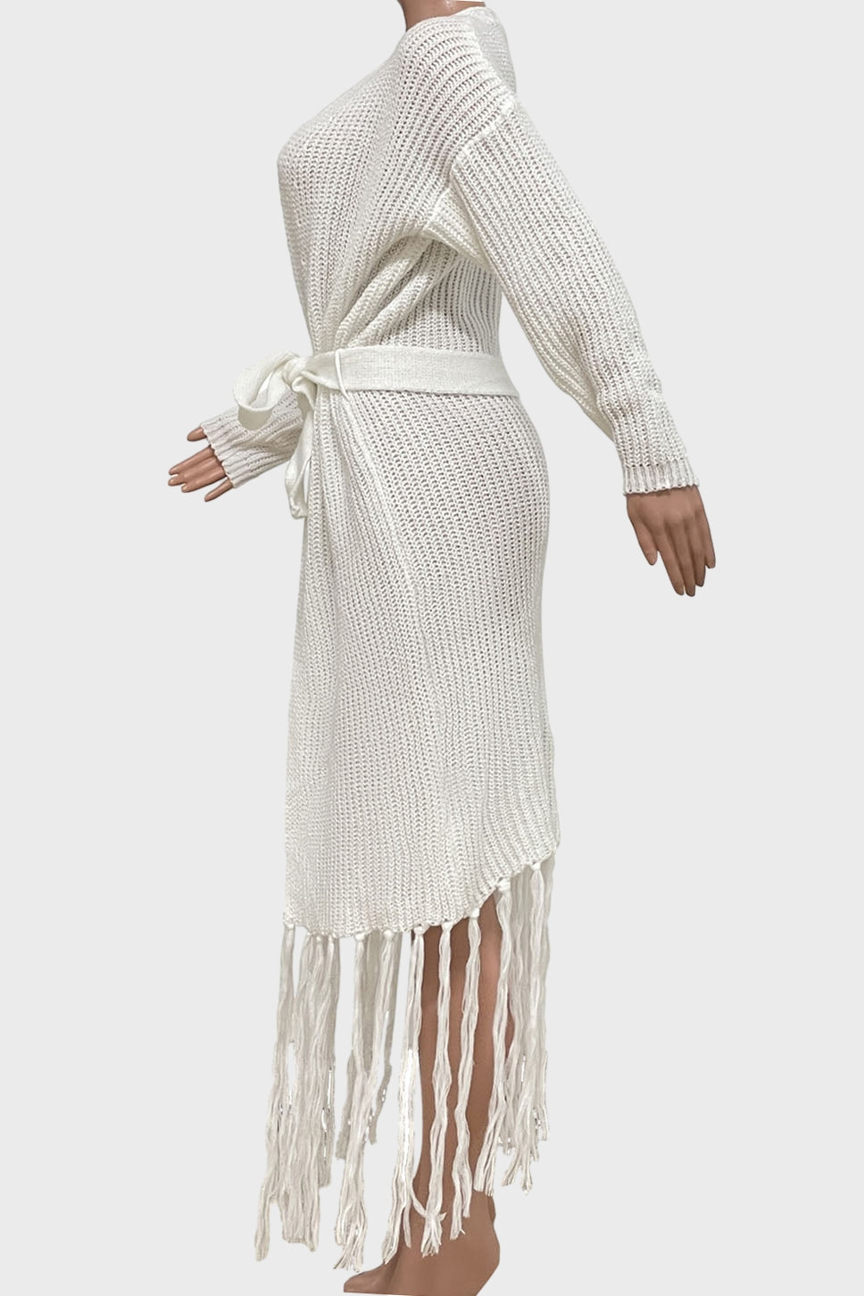 Long Knit Chunky Cardigan