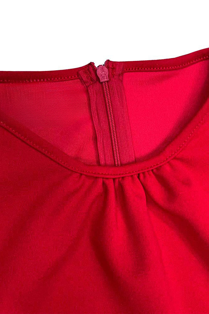 High Waist Pleated Dress
