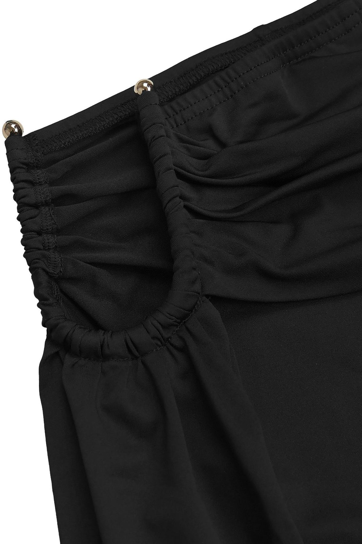 Twist-Front Halter Top & Drape Flare Pant Set