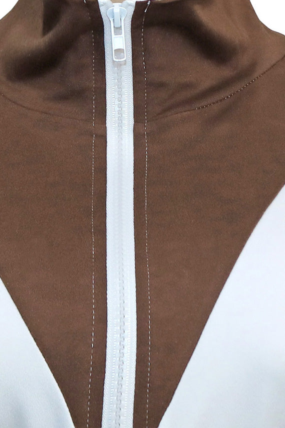 Sporty Color Block 2-Piece Tracksuit