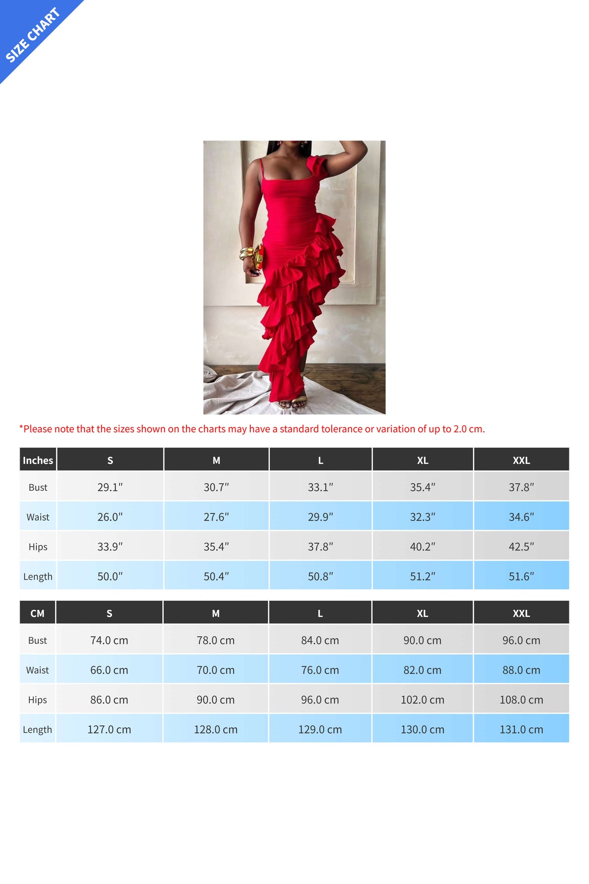 Solid Color Ruffle Hem Spaghetti Strap Dress