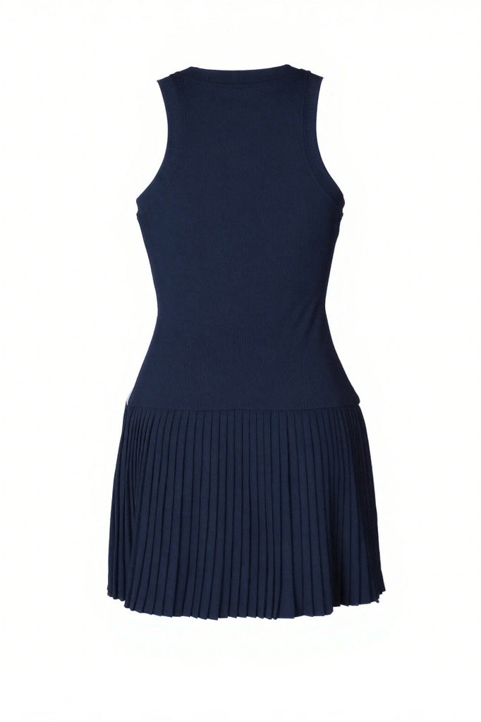 Sleeveless Bodycon Striped Mini Dress