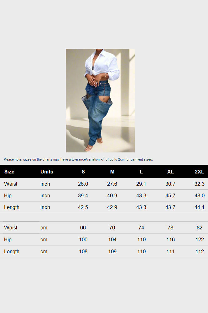 Stretch Ripped Hole Jeans
