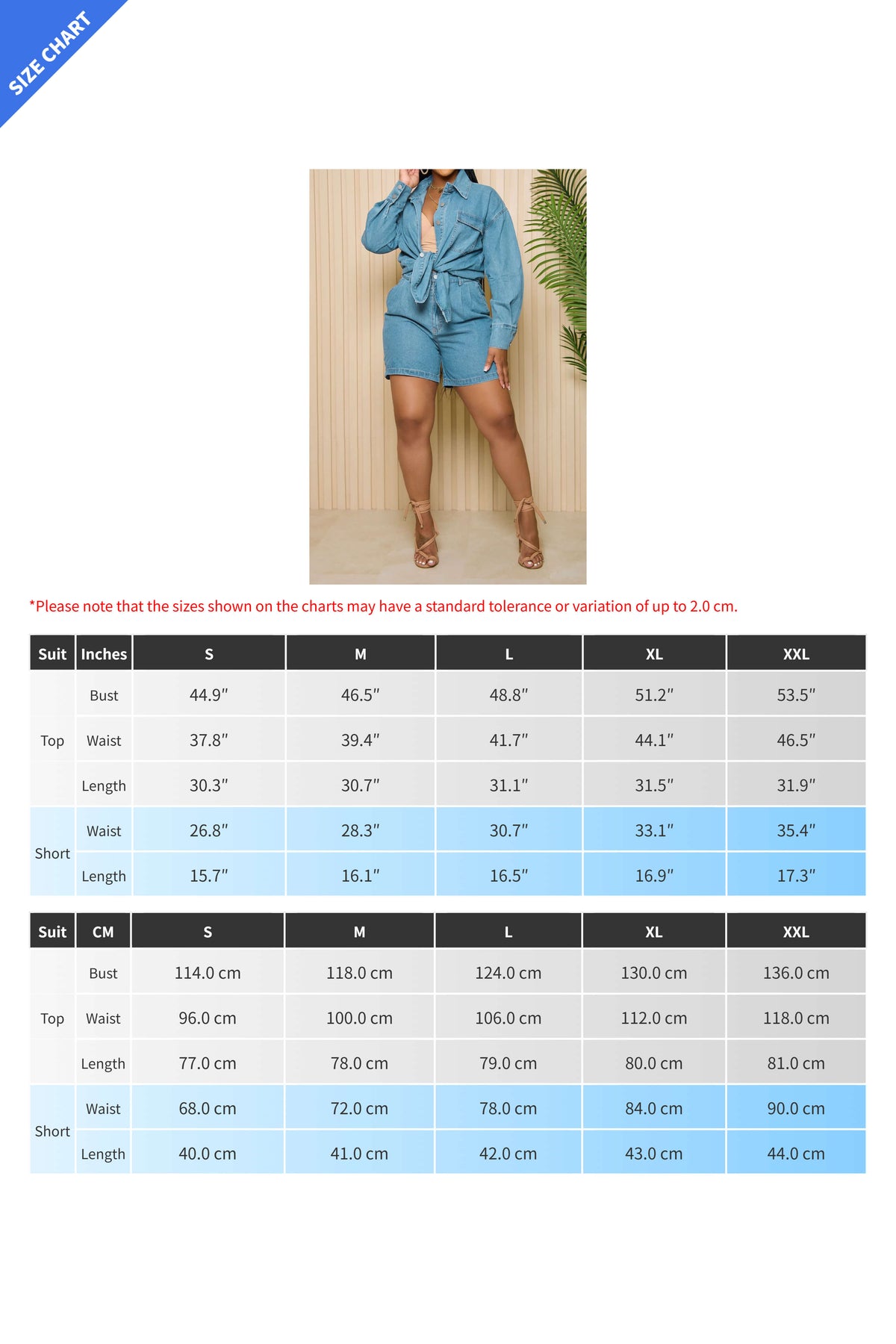 Denim Jacket & Shorts Set