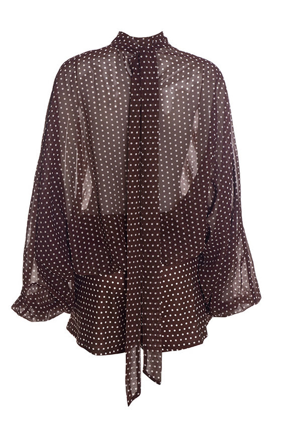 Polka Dot Sheer 2-Piece Shorts Set