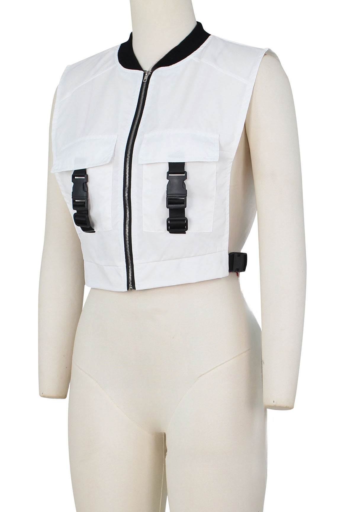 Cargo Zipper Vest Top