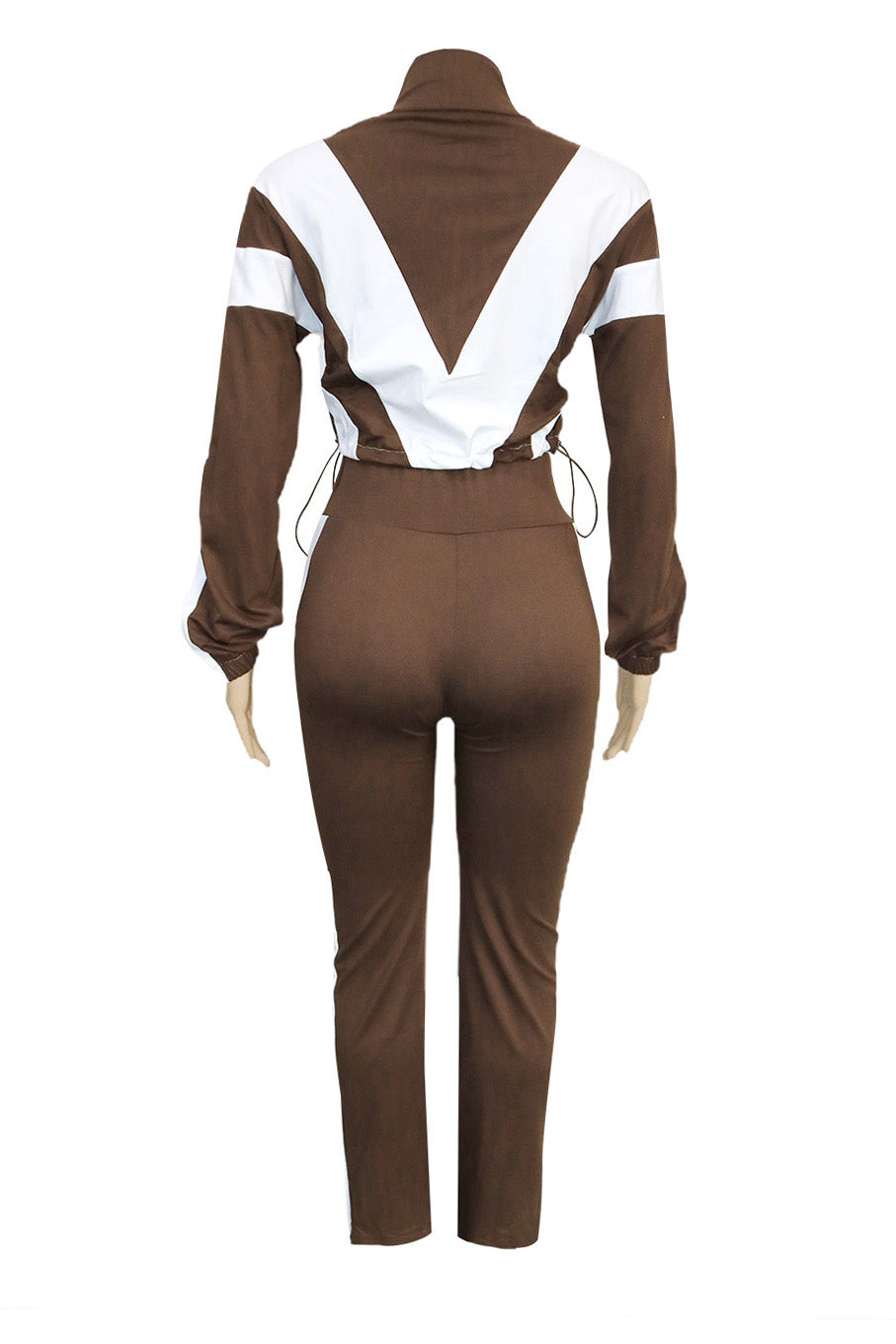 Sporty Color Block 2-Piece Tracksuit