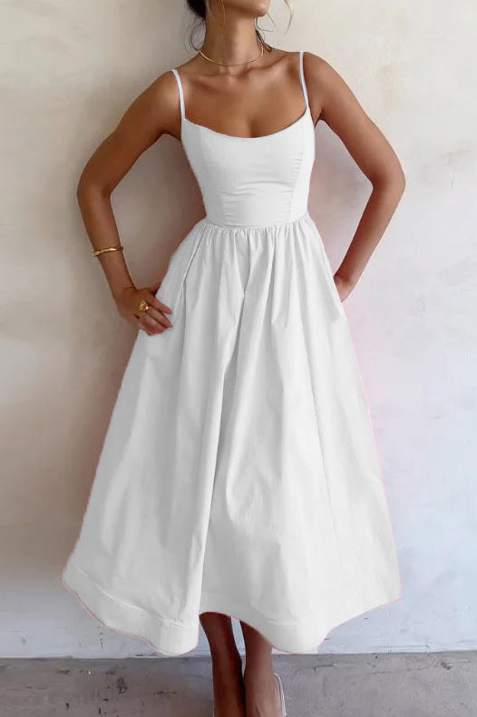 Vibrant Suspender Dress