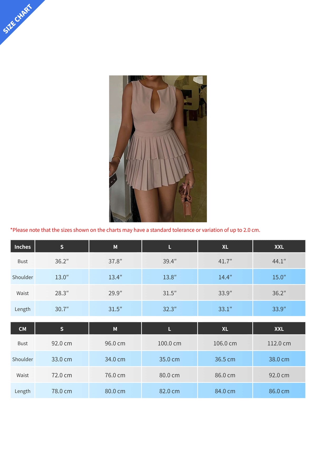 V-Neck High Waist Pleated A-Line Mini Dress