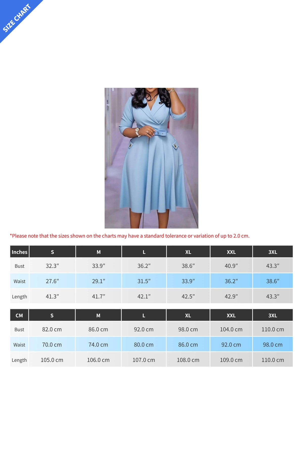 Blazer Collar High Waist Midi Dress