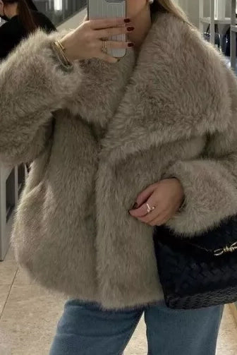 Faux Fur Coat