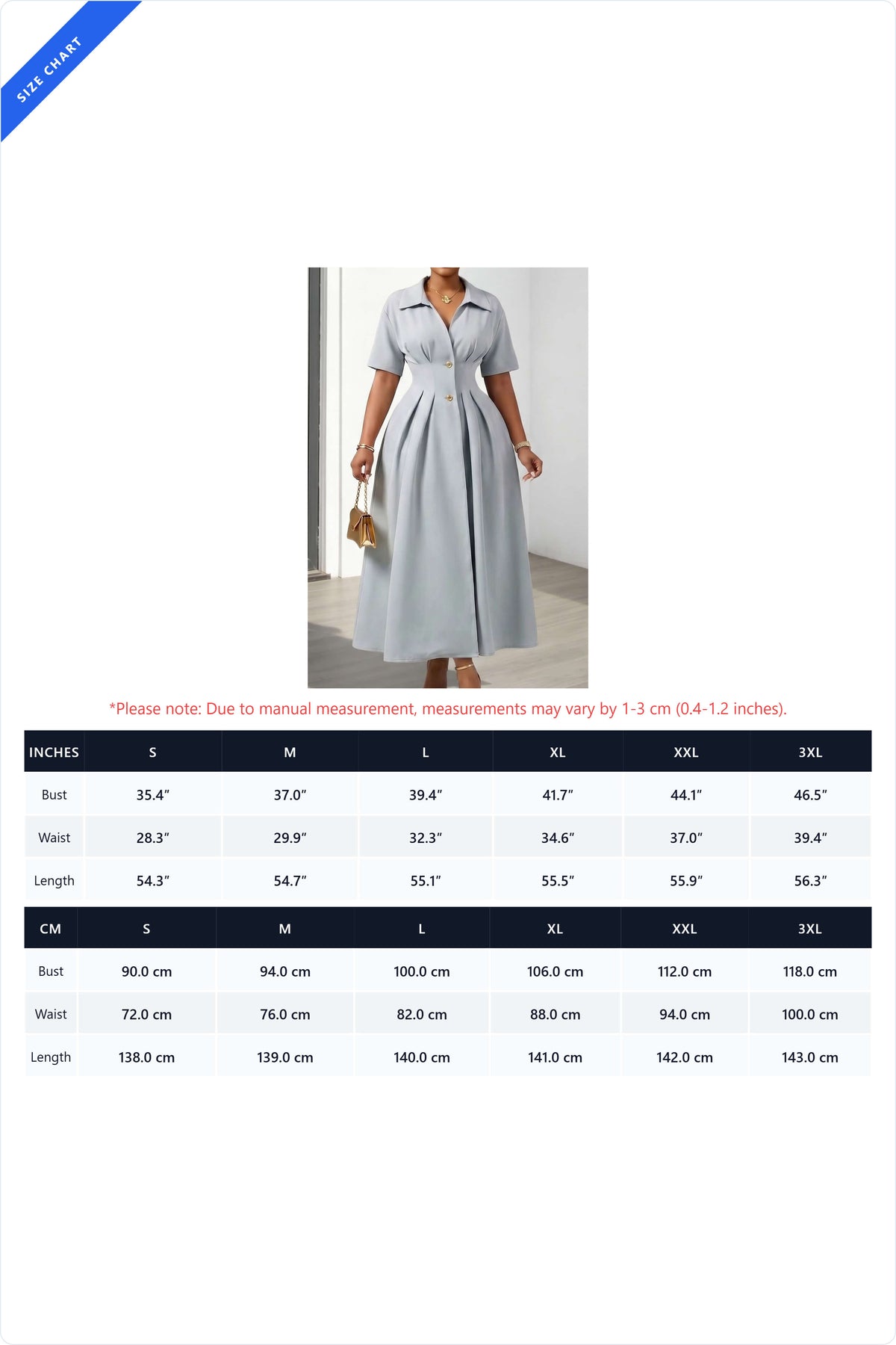 Tailored Collared Pleated A-Line Dress