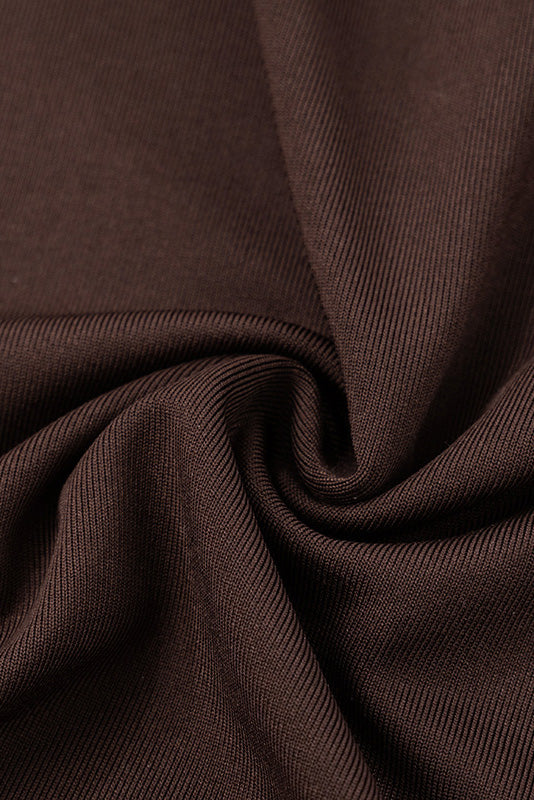 Sleeveless Cowl Neck Bodycon Dress
