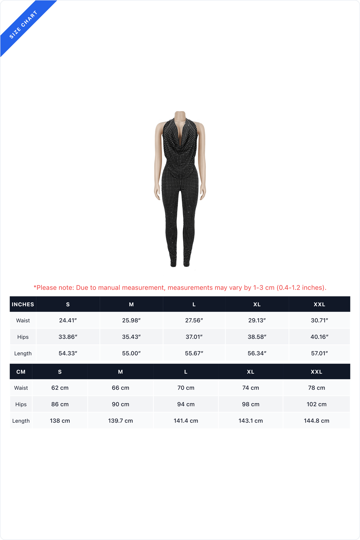 Rhinestone Halter Backless Jumpsuit