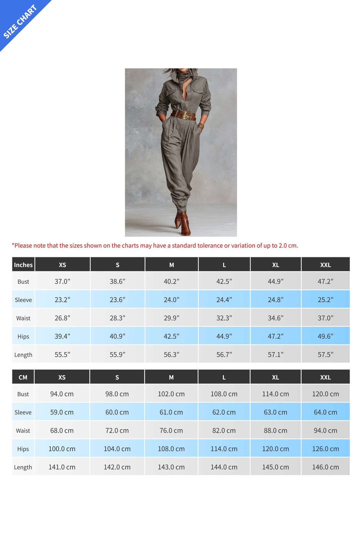 Casual Long Sleeve Jumpsuit