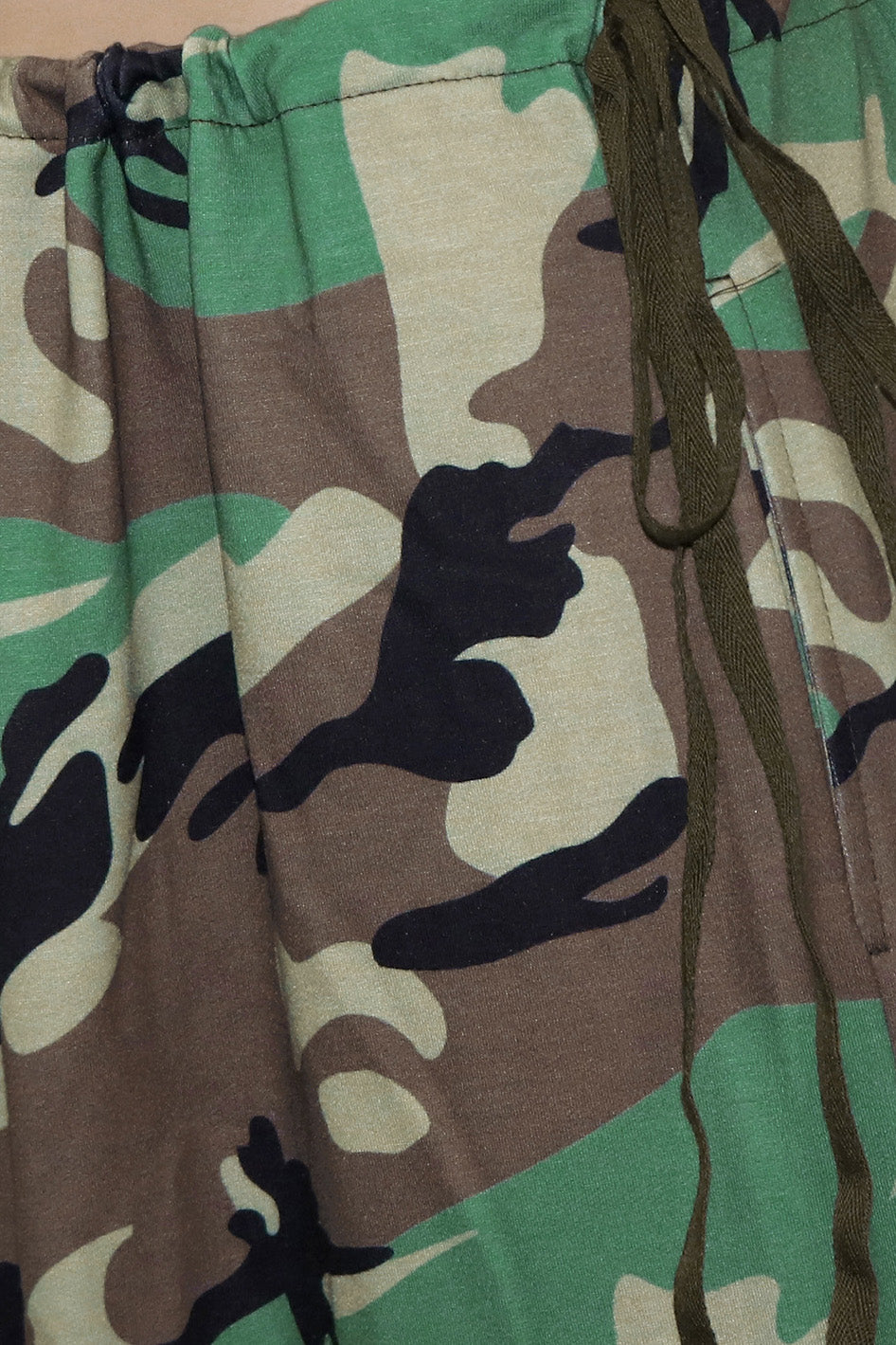 Oversized Drawstring Parachute Pants