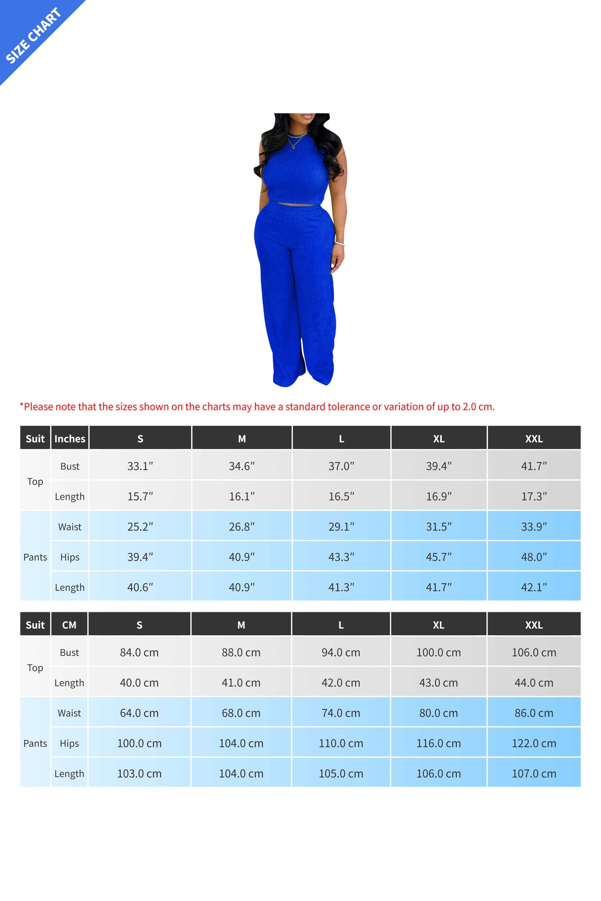 Sleeveless Ruched Top & Long Pants Set