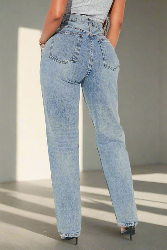 Straight Leg Jeans
