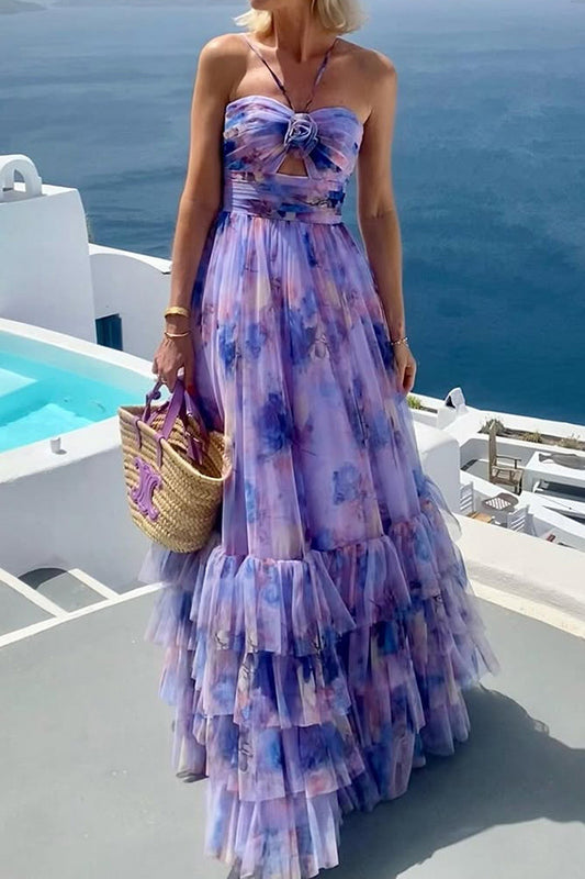 Ruffled Tiered Maxi Dress