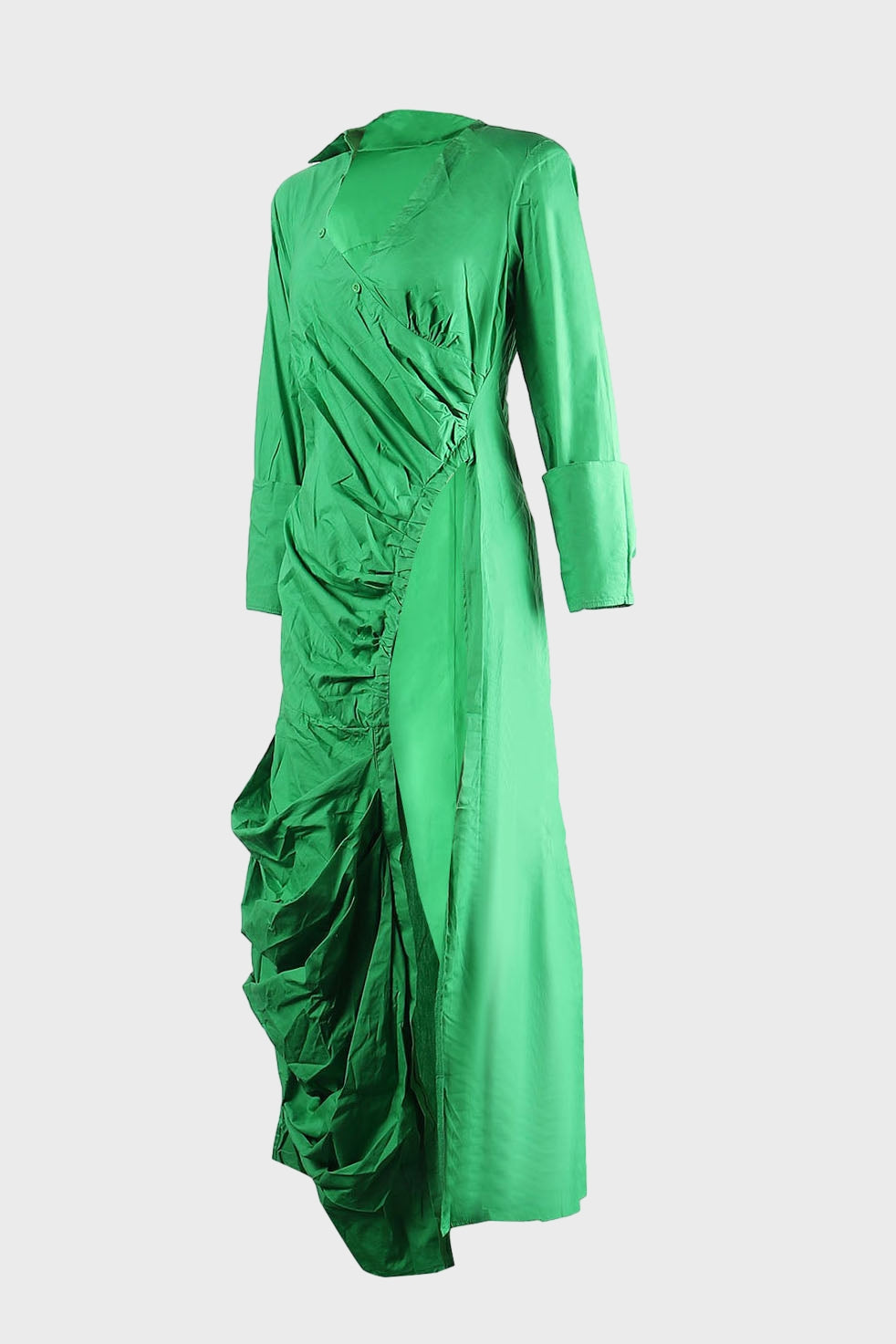 Deep V Side Slit Slim Nightclub Maxi Dress