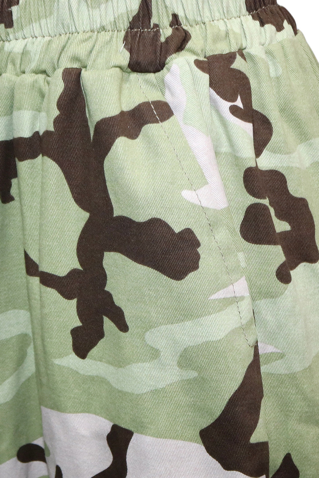 Camo Print High Waist Balloon Pants