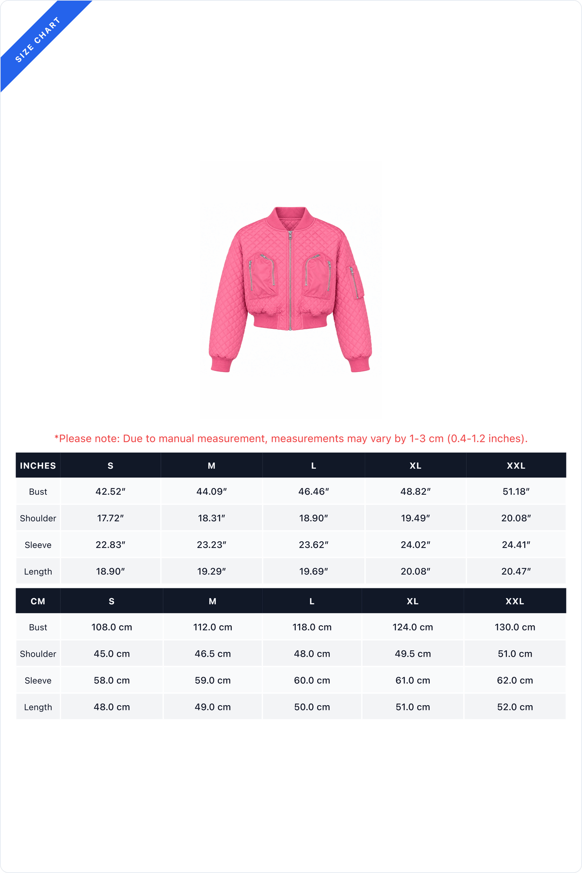 Cropped Diamond-Quilted Bomber Jacket