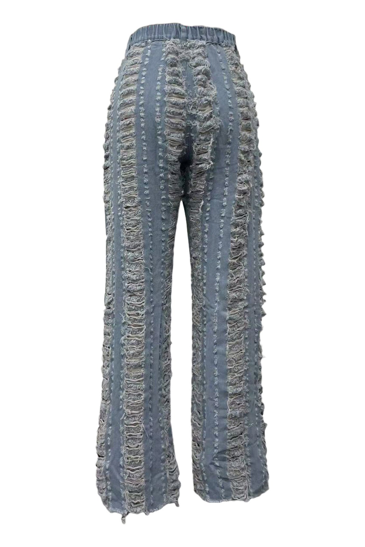 Relaxed Over Distressed Jeans