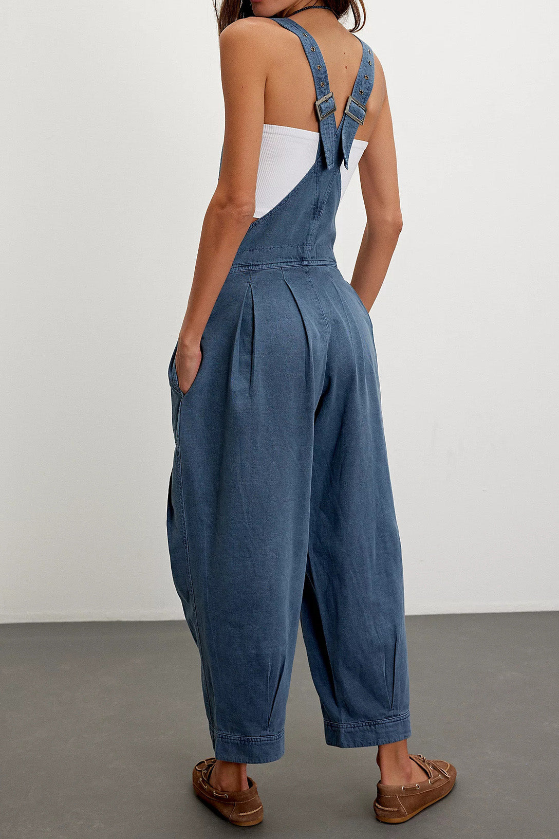 Loose Casual Denim Overalls