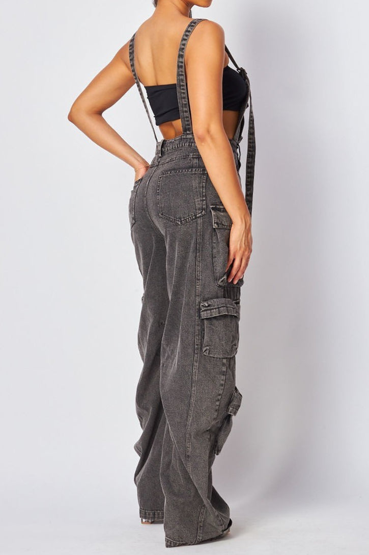 Streetwear Denim Jumpsuit