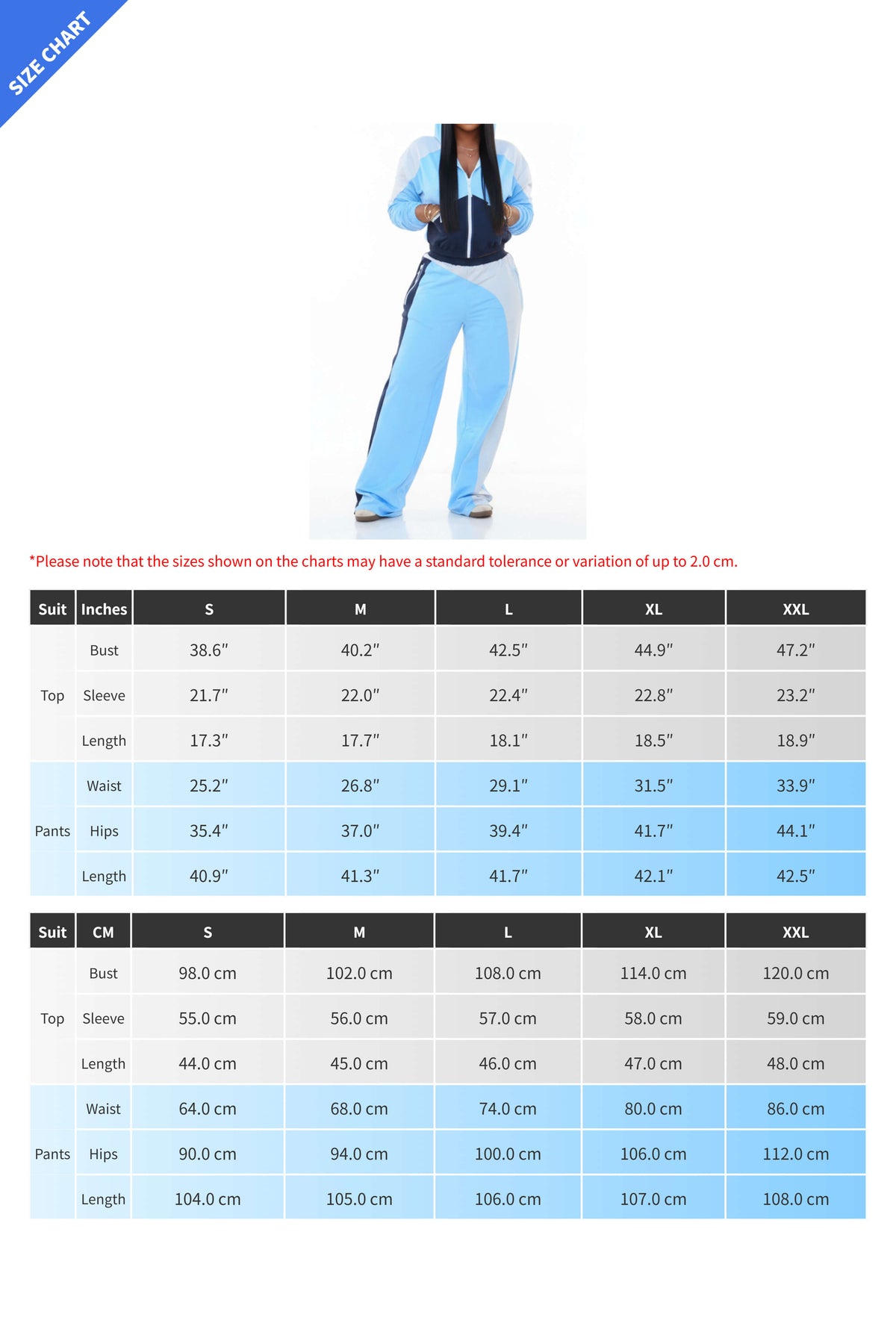 Colorblock Zip Front Hoodie and Pants Set