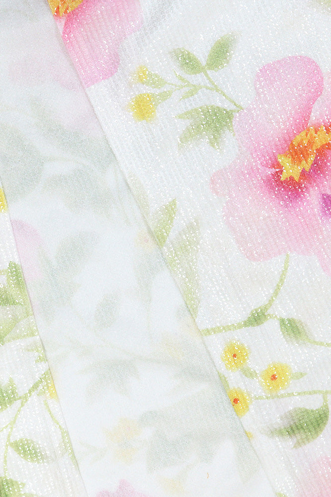 Blossom Sequin Floral Maxi Dress