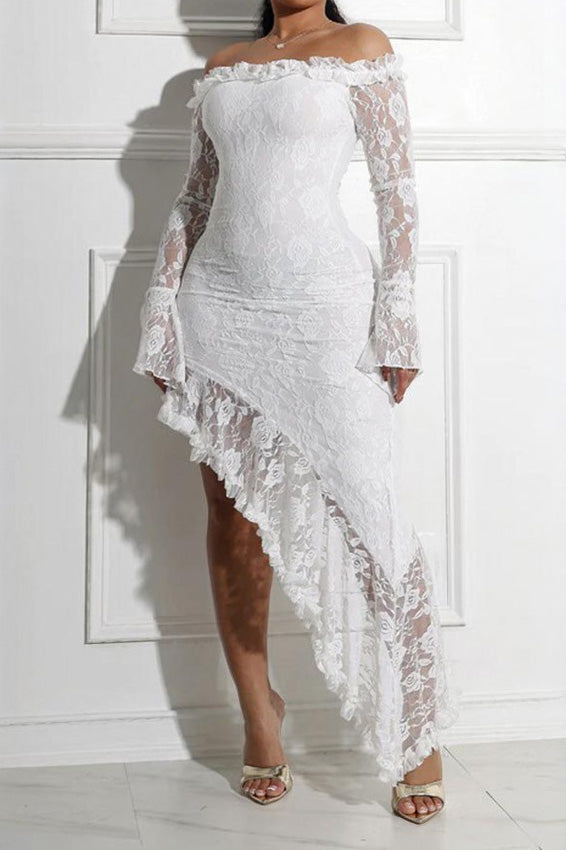 Off Shoulder Lace Dress