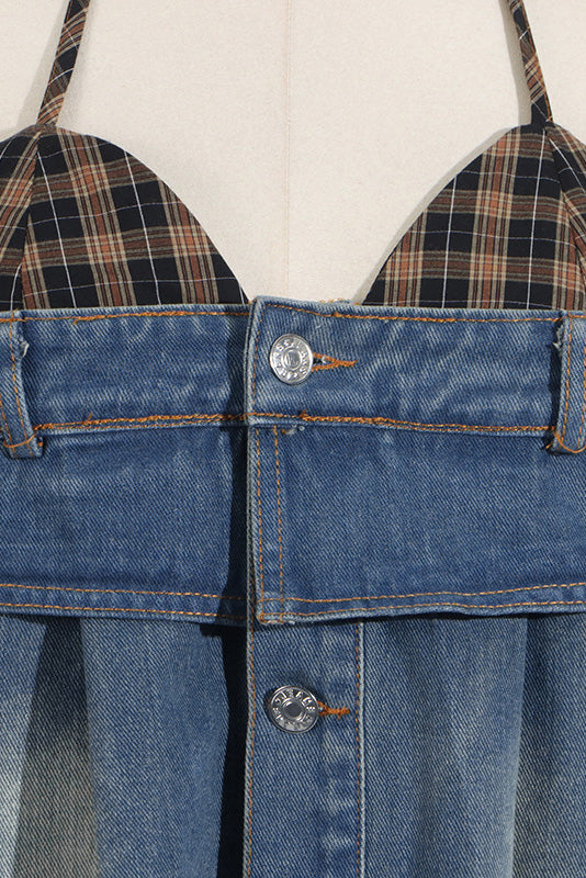 Cowgirl Denim Corset Top