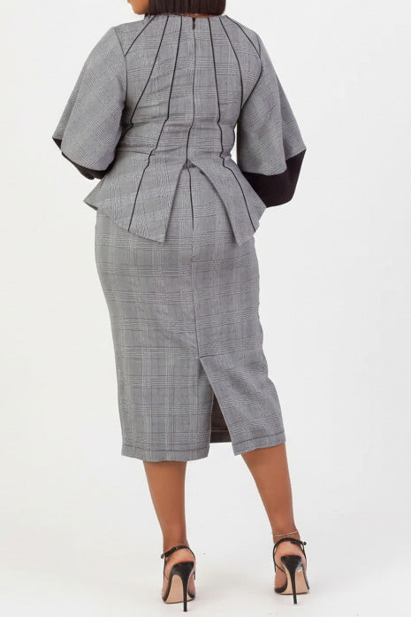 Bodycon Two-Piece Professional Skirt Set