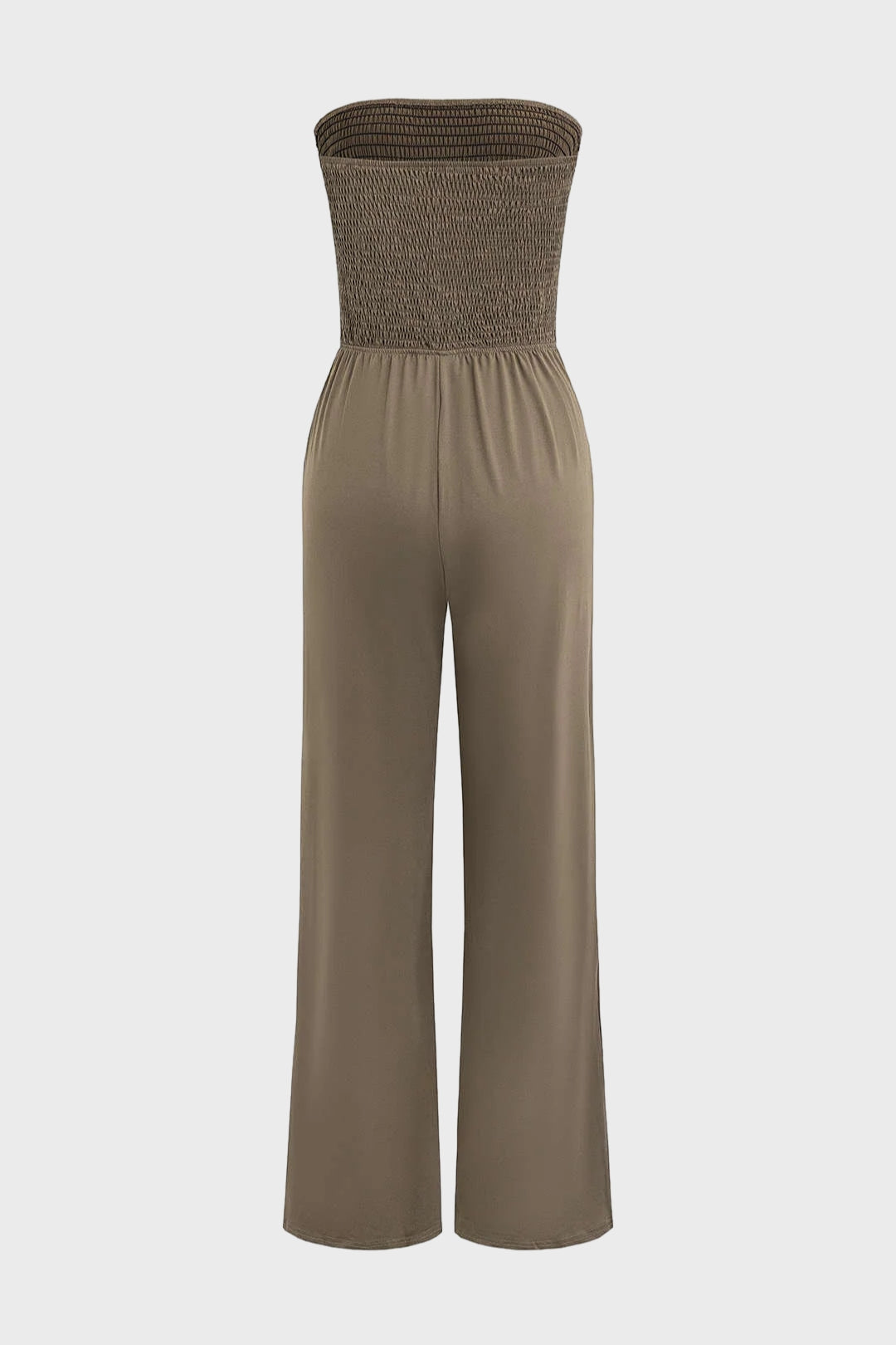Strapless Smocked Tube Top Jumpsuit
