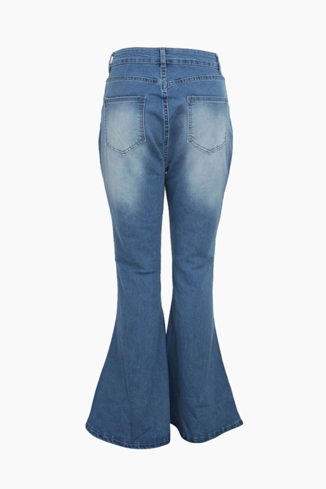 High Waist Bell Bottom Jeans