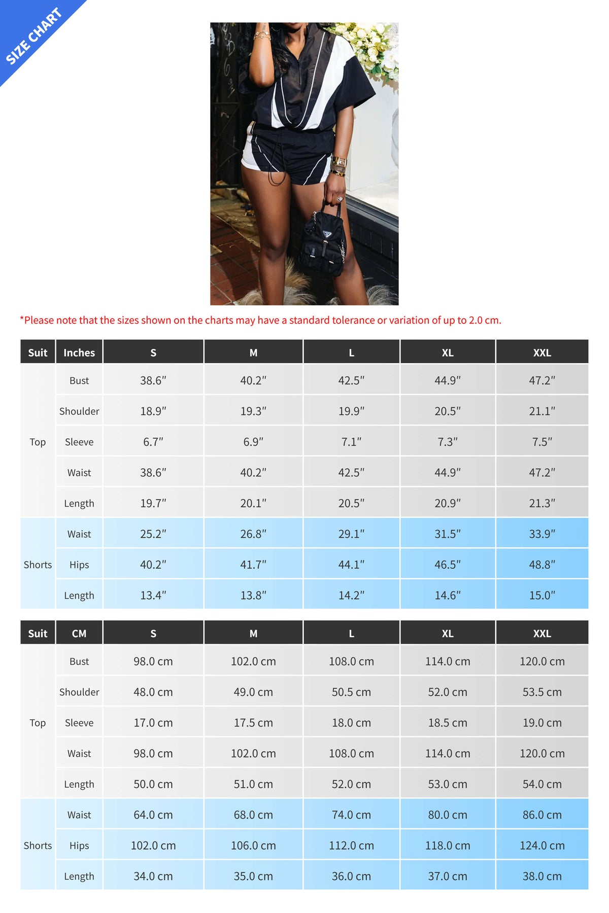 Solid Patchwork Sports Shorts Two-Piece Set