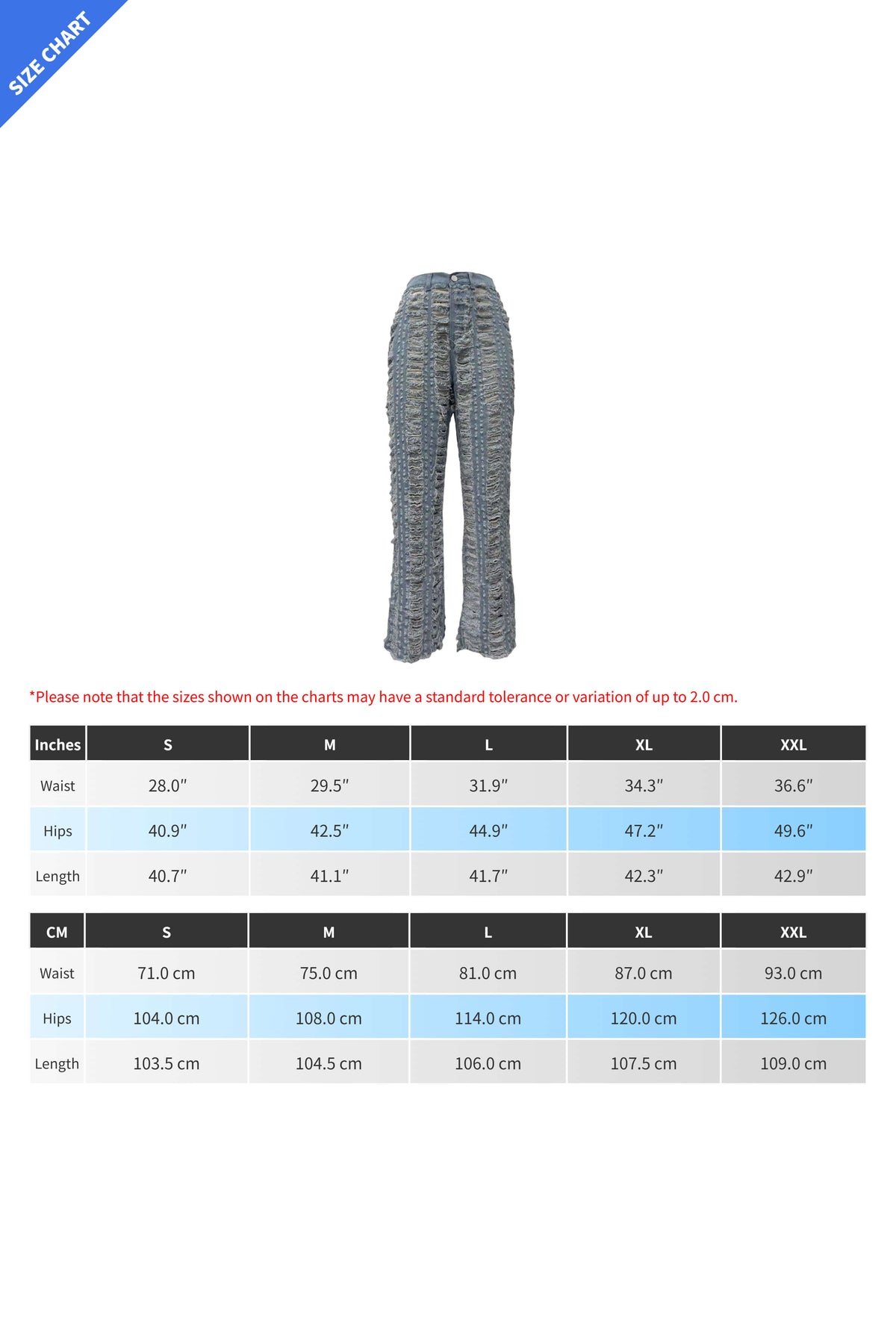 Relaxed Over Distressed Jeans