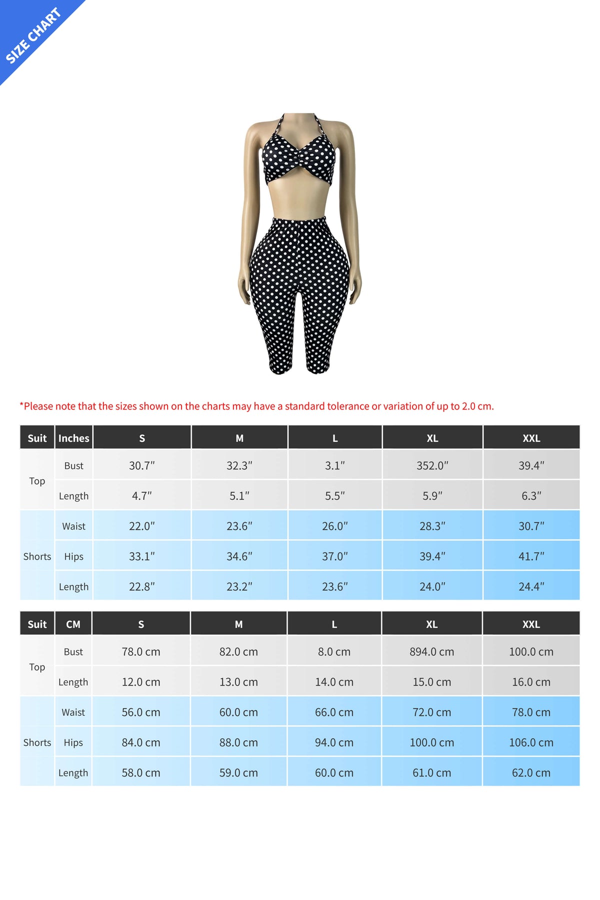 Retro Polka Dot 2-Piece Capri Set