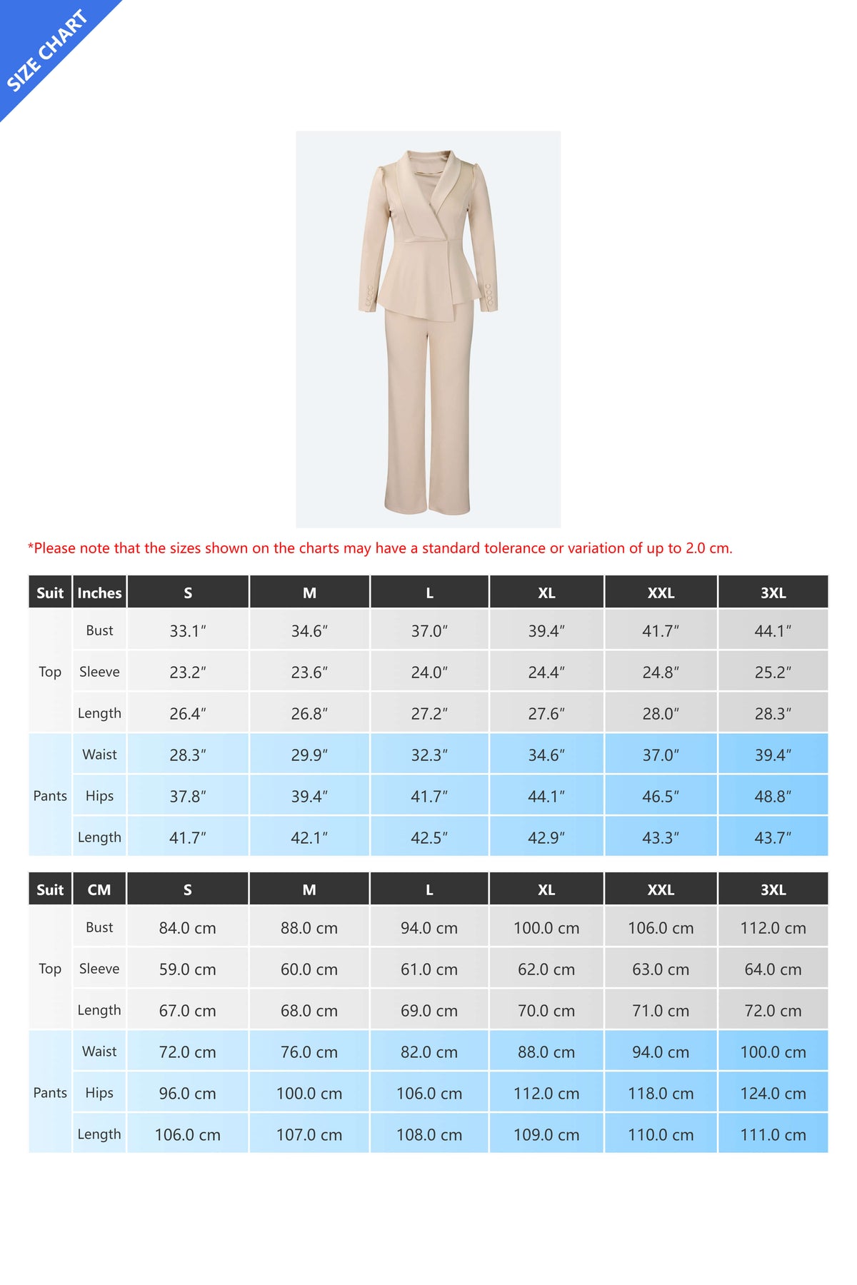 Lapel Blazer & Pants Set