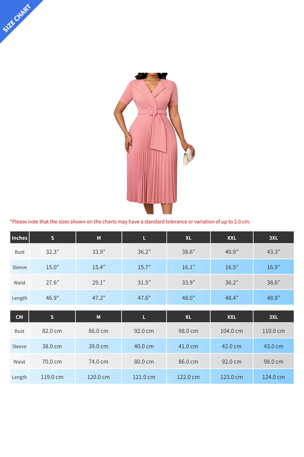 Pleated A-Line Blazer Midi Dress with Belt