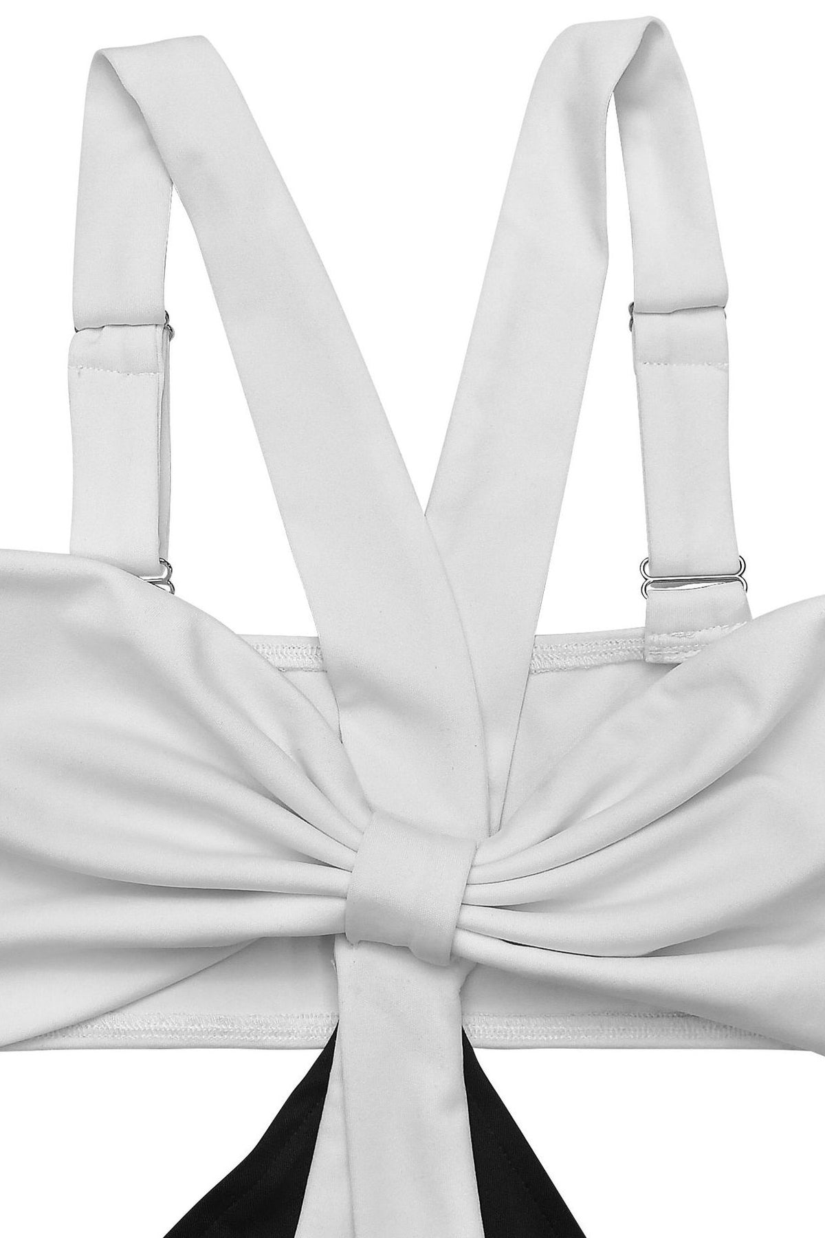 Crisscross Ribbon Cutout Jumpsuit