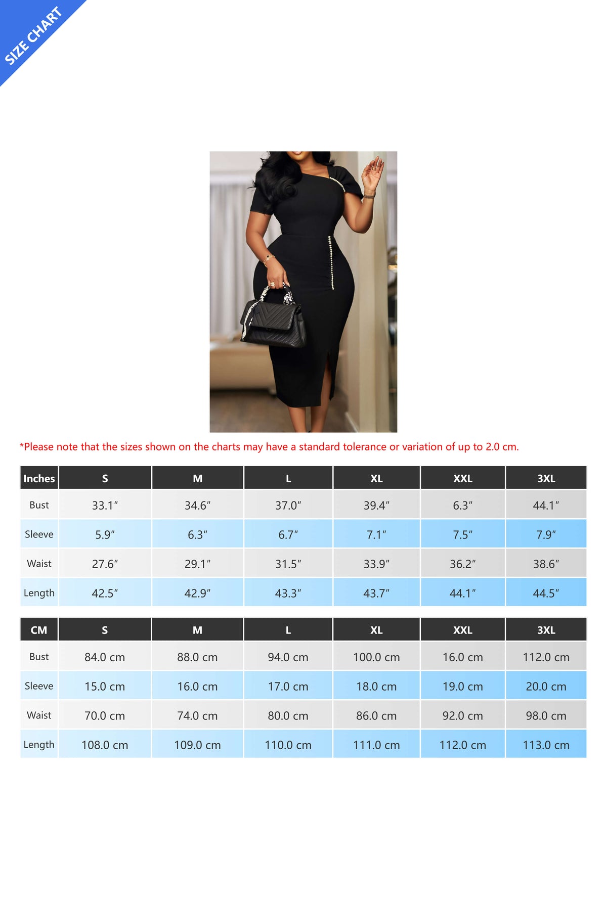 High-waist Bodycon Pencil Dress