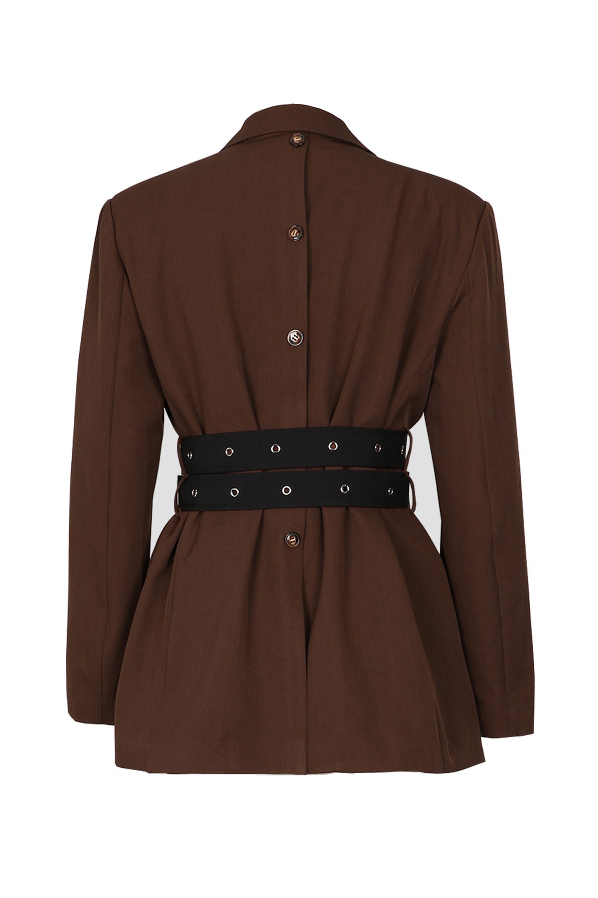 Double Side Belted Blazer